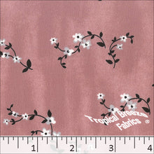 dusty rose, Koshibo Tiny Floral Print Polyester Fabric 048518