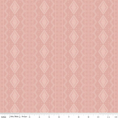 dusty rose, Winged Medley Collection Textile Cotton Fabric C15914