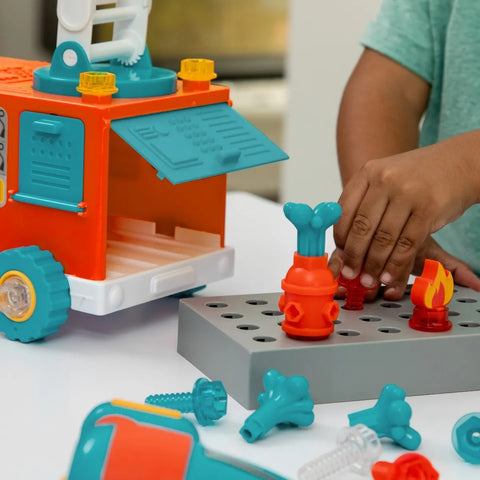 Design & Drill Bolt Buddies Fire Truck EI-4189