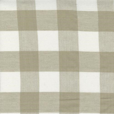 Moda Easy Living Toweling in Flax & Off White plaid