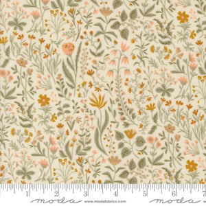 eggshell, Rainier Collection Mountain Meadow Cotton Fabric 38141