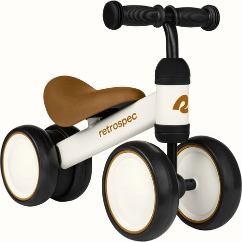 Retrospec Cricket Baby Walker Balance Bike in eggshell