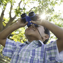 Boy Using Binoculars