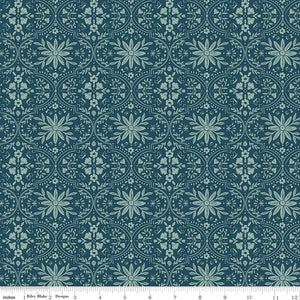 Buds and Butterflies Collection Enchanting Garden Cotton Fabric C15352 emerald