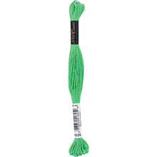 Emerald green embroidery floss
