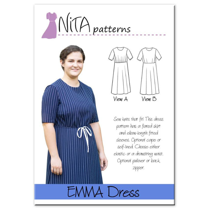 Emma Dress Pattern front of dress