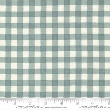 Happiness Blooms Collection Gingham Checks Cotton Fabric eucalyptus