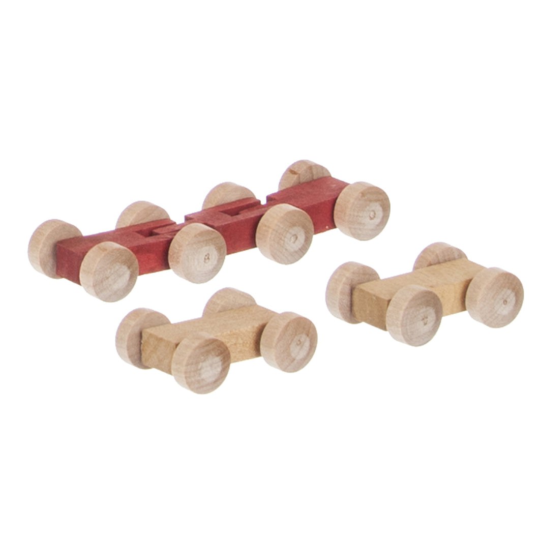 Extra wooden cars for mini car roller