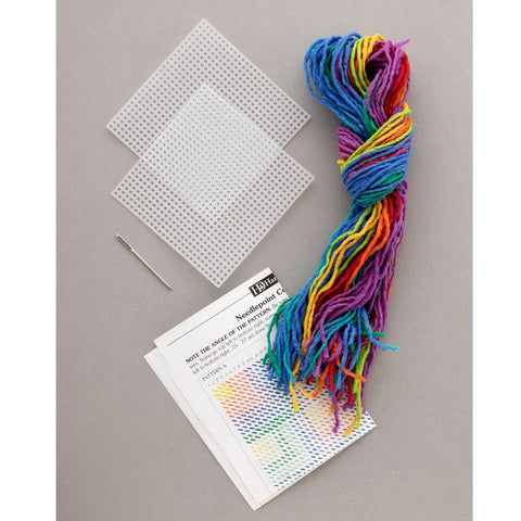 Friendly Loom Discover Needlepoint Coaster Kit 