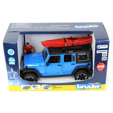 1/16 Jeep Wrangler Rubicon Unlimited with Kayak and Kayaker 2529