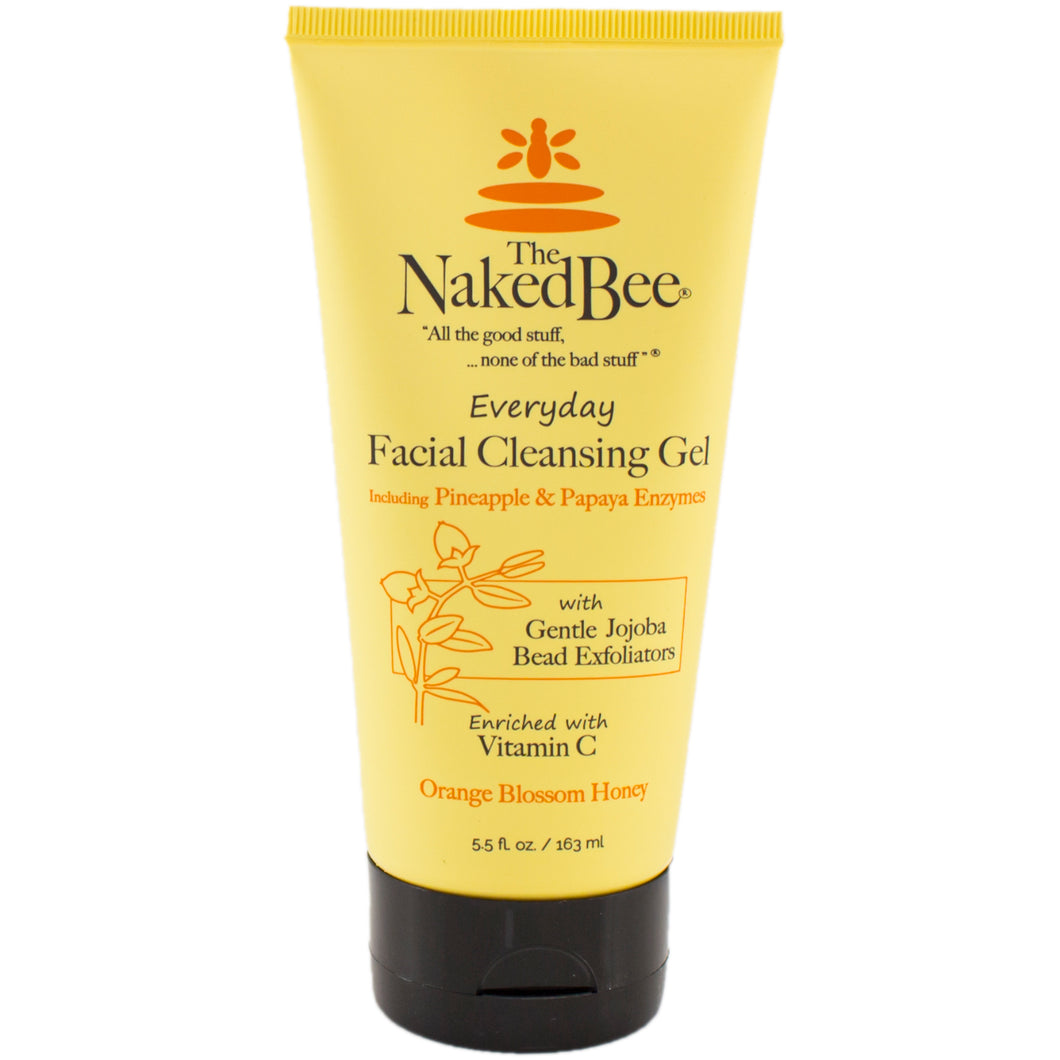 the naked bee orange blossom honey everyday facial cleansing gel
