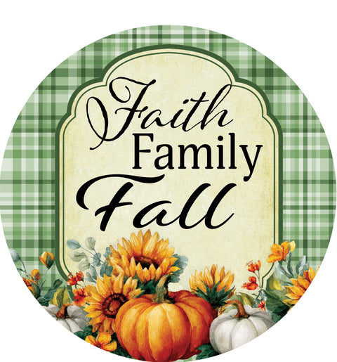 Faith family fall suncatcher