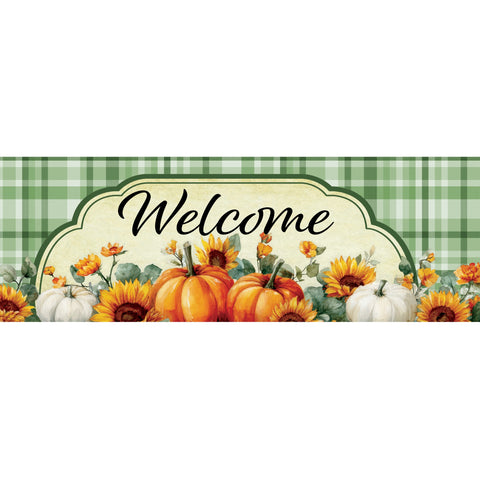 Custom Decor Signature Sign showing Faith Family Fall