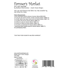 Back of Farmer's Market pattern