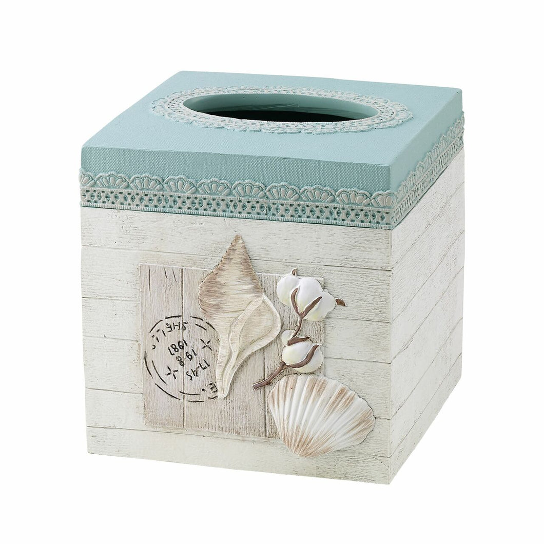 Farmhouse shell tissue box