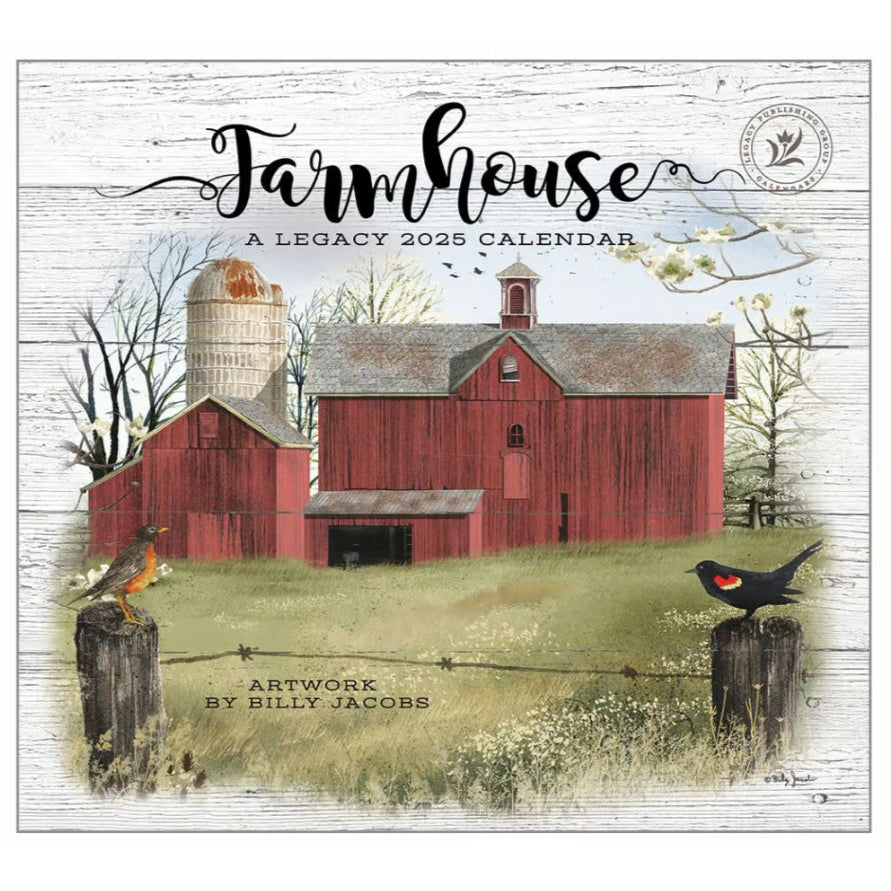 2025 Farmhouse Mini Wall Calendar MCA92396