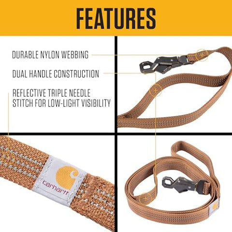 Details about Carhartt Dual Handle Dog Leash