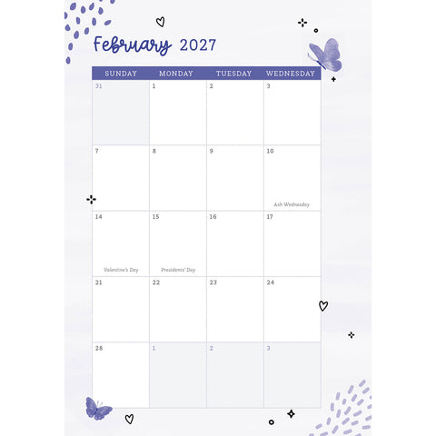 calendar, 2027 Power Prayers Creative Coloring Planner 9798891513389