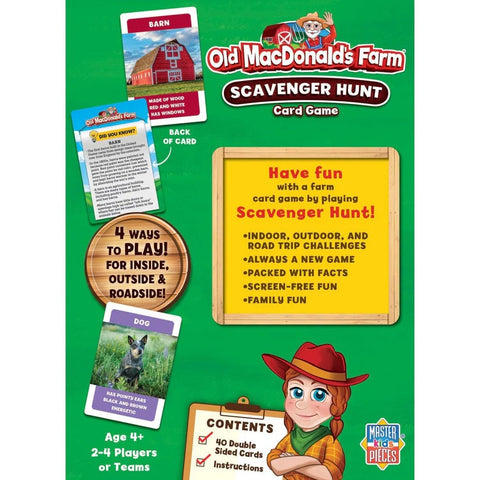 Old MacDonald's Farm - Scavenger Hunt Card Game 42508