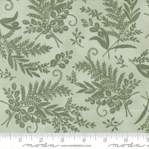 Happiness Blooms Collection Monotone Ferns Cotton Fabric fern