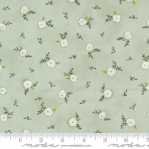 Happiness Blooms Collection Tossed Blooms Cotton Fabric fern