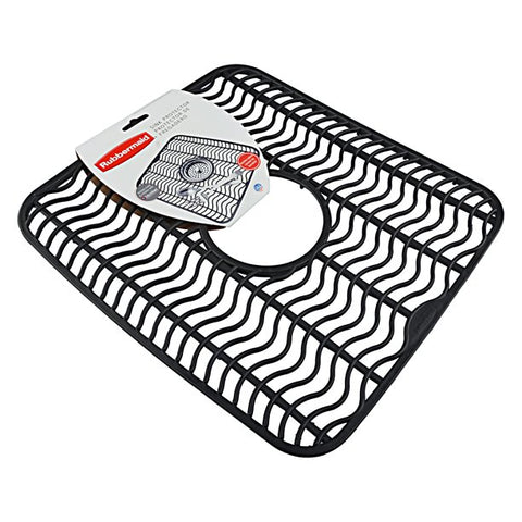 Black Plastic Sink Mat