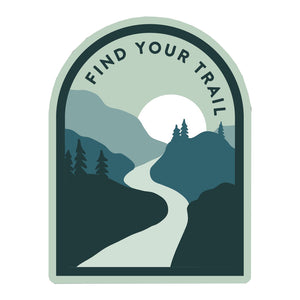 Find Your Trail Sticker 1654-LSTK