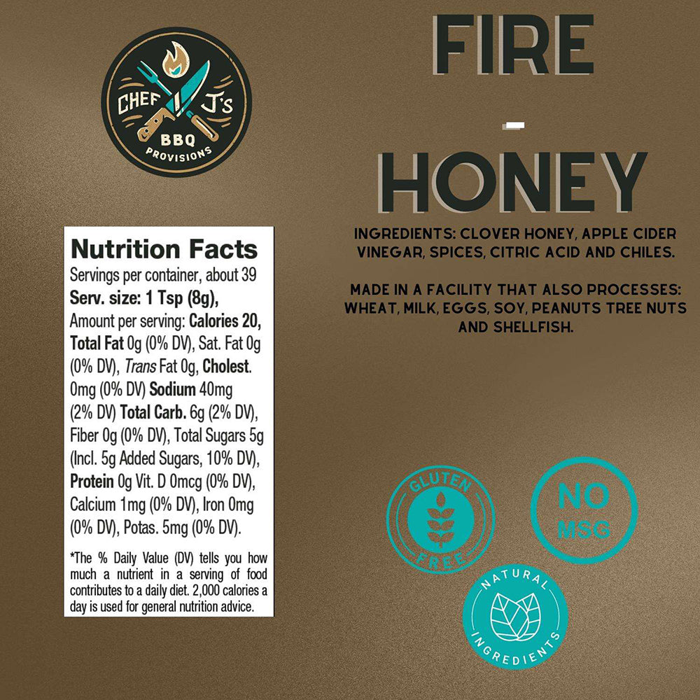 Chef J's BBQ Provisions Sweet & Spicy Fire Honey – Good's Store Online