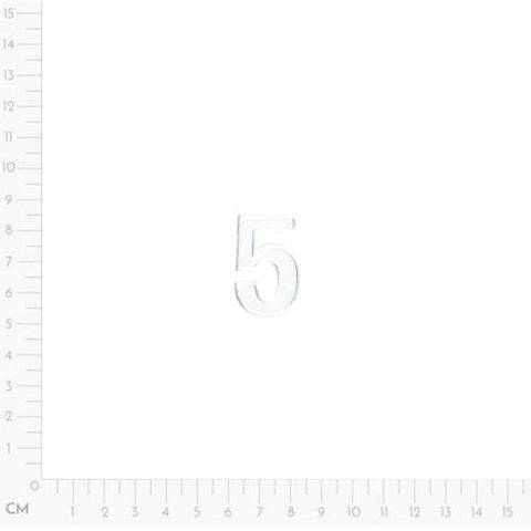 five, Number Applique M15491