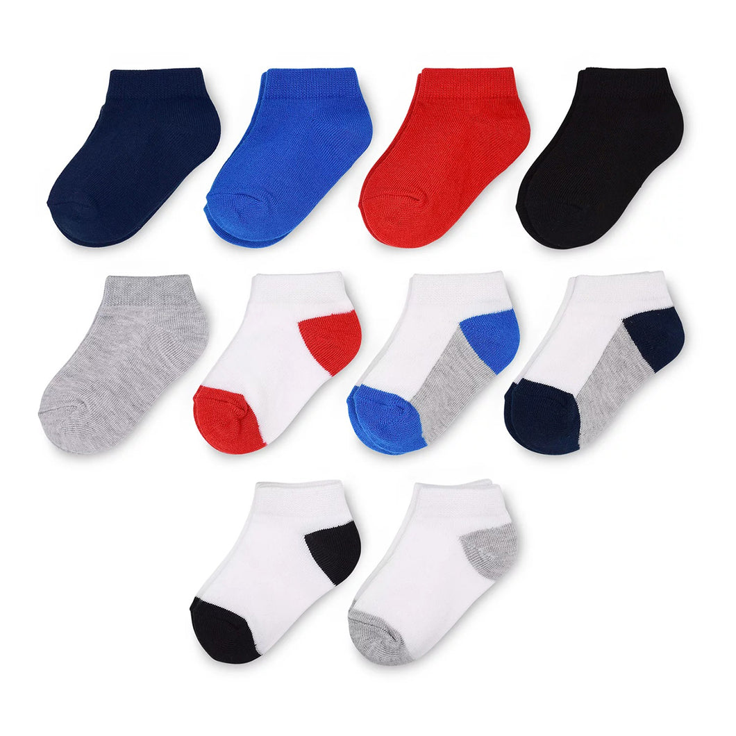 10-Pack Baby Boys' Low Cut Socks FL00303