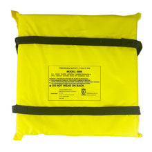 Seachoice Yellow Boat Floatation Throw Cushion back