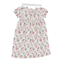 floral, Girls' Summer Knit Dress with Headband A300