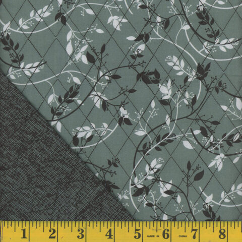 floral, Printed Quilted Cotton Fabric 1415