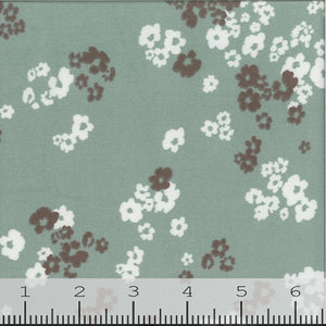 Floral Double Brushed Knit Fabric 12624