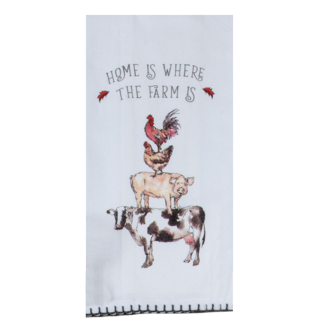 Flour sack kitchen towel