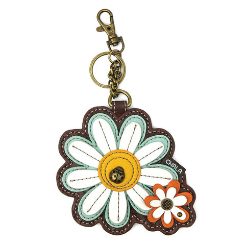 flower, Key Fob Coin Purse 806