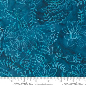 Blue Ridge Batiks Cotton Fabric 4367 flower