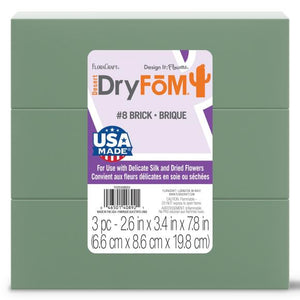 Floral Foam Brick - Wet or Dry Use - Premium Solid Block 9 x 4 x 3