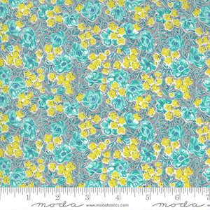 Freya Crochet Blue Bouquet - Peony Blooms