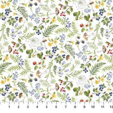 forest foliage, Country Mouse Collection Country Mouse Cotton Fabric DP29005-10