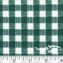 Forest Green, Plaid Sweater Knit Print Fabric 32948