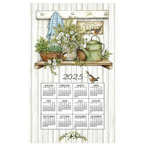 2025 Fresh Herbs Calendar Towels