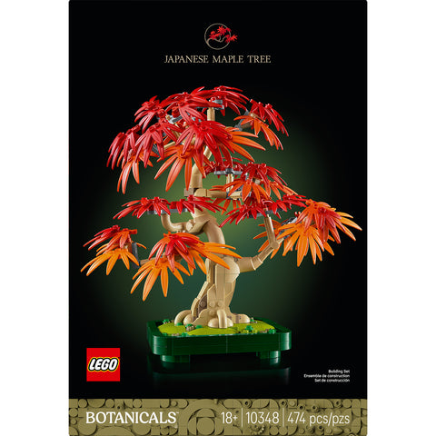 front, LEGO Botanicals Japanese Red Maple Bonsai Tree 10348
