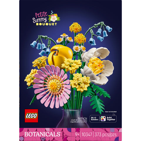 front, LEGO Botanicals Petite Sunny Bouquet Flower Set 10347