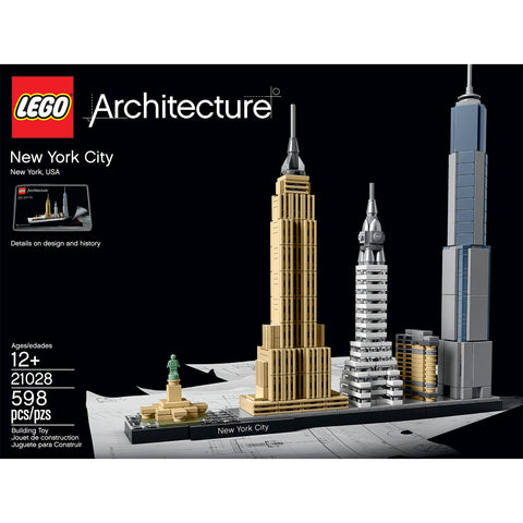 front, LEGO Architecture New York City Building Kit 21028
