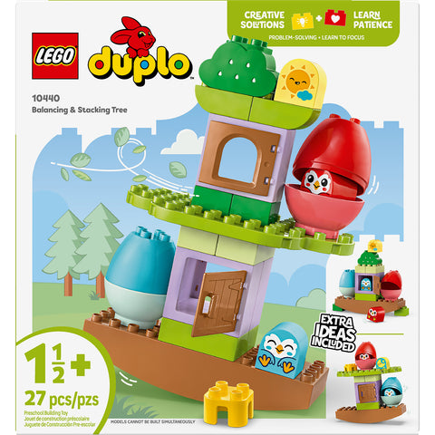 front, LEGO Duplo My First Balancing & Stacking Tree Building Toy 10440