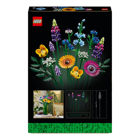 front box, LEGO Icons Wildflower Bouquet Set 10313