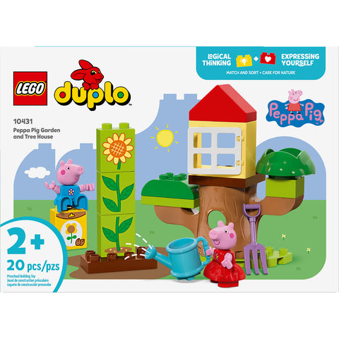 front, LEGO Duplo Peppa Pig Garden and Tree House Toy 10431