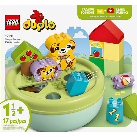 front, LEGO Duplo My First Shape Sorter: Puppy House 10441