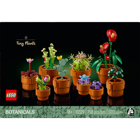 front of box LEGO Icons Tiny Plants Flowers Botanical Set 10329